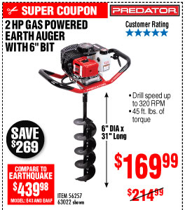View Gas Powered Earth Auger