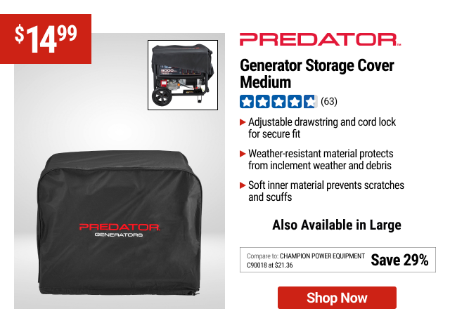 PREDATOR Generator Storage Cover