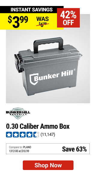 BUNKER HILL SECURITY 0.30 Caliber Ammo Box