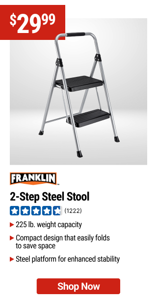 FRANKLIN Two-Step Steel Stool