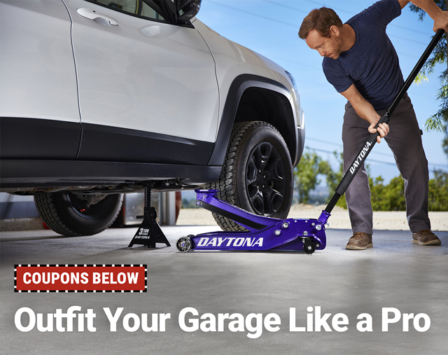 COUPON BELOW! Outfit Your Garage with Pro Quality for Less.