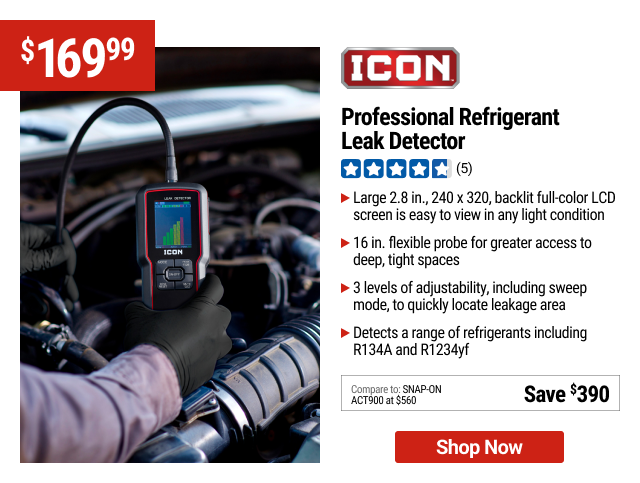 ICON Professional Refrigerant Leak Detector