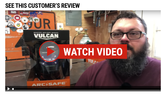 Vulcan: ARCSAFE Auto Darkening Welding Helmet - Video