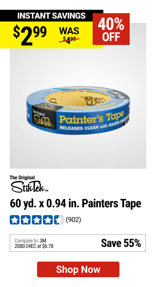 STIKTEK 60 yd. x 0.94 in. Painters Tape