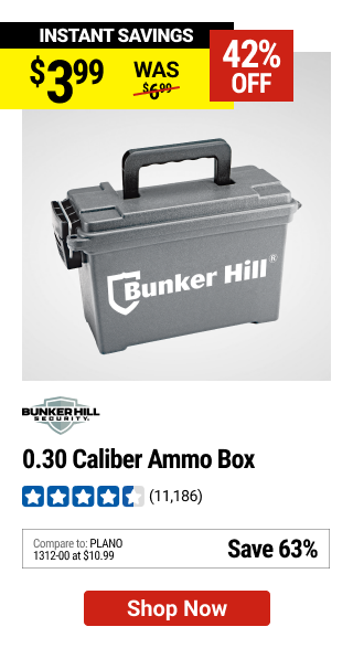 BUNKER HILL SECURITY 0.30 Caliber Ammo Box