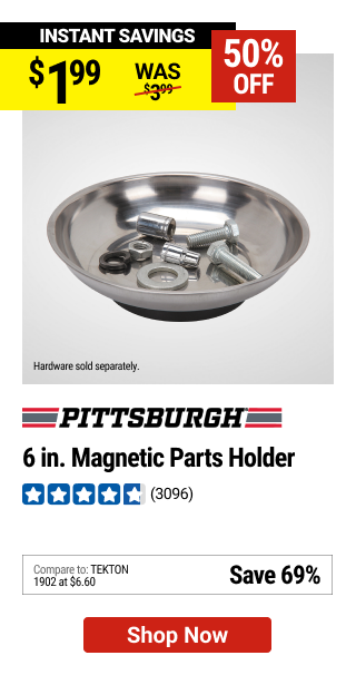 PITTSBURGH 6 in. Magnetic Parts Holder