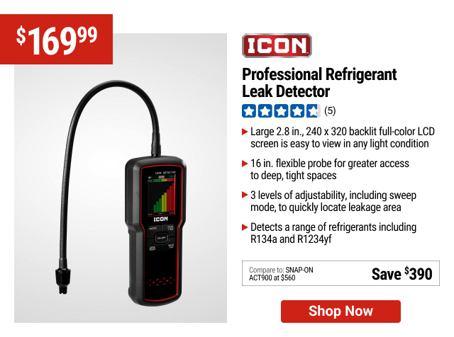 ICON Professional Refrigerant Leak Detector