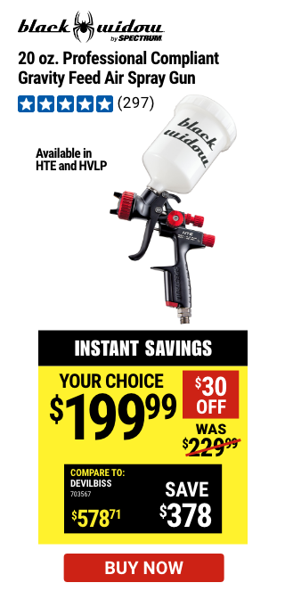 SPECTRUM: 20 Oz. Professional Gravity Feed Air Spray Gun