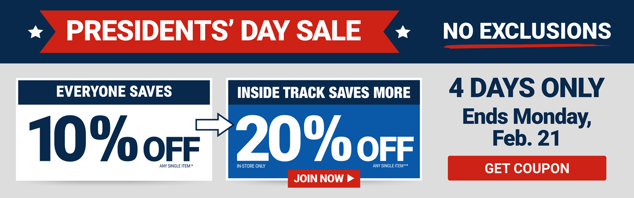 Presidents' Day Sale: Everyone Saves 10% Off | Get Coupon