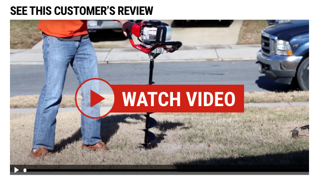 Predator Gas Powered Earth Auger - Video