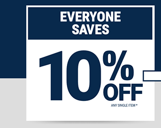 Everyone Save 30% off All Items $10 and Under