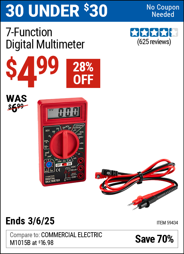 7-Function Digital Multimeter