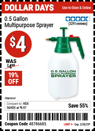 0.5 Gallon Multipurpose Sprayer