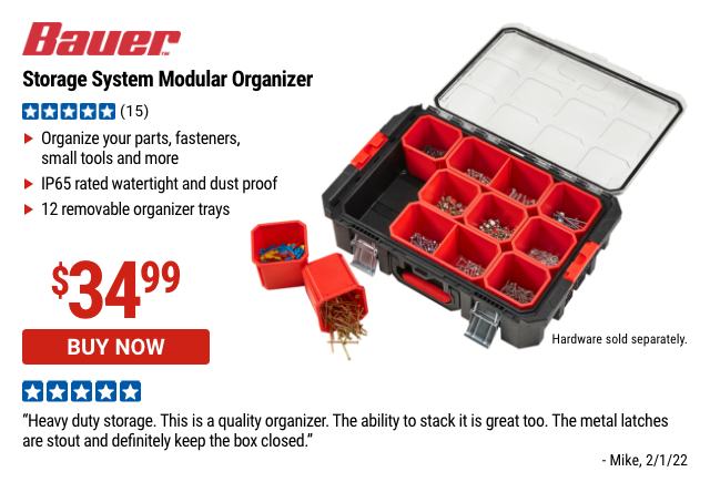Bauer: Storage System Modular Organizer