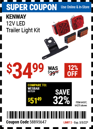 LED TRAILER LIGHT KIT