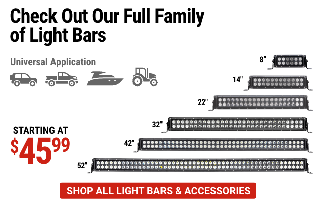 Check Out Our Full Family of Light Bars