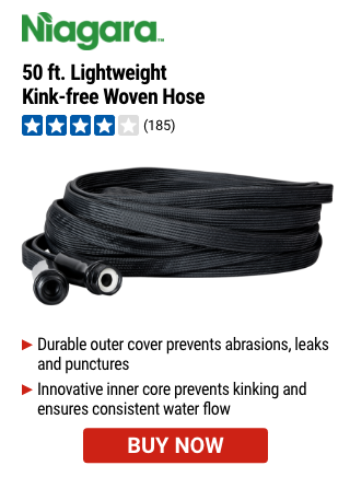 Niagara: 50 ft. Lghtweight Kink-Free Woven Hose