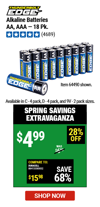 ALKALINE BATTERIES