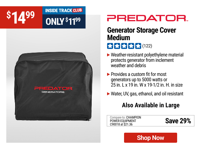 PREDATOR Generator Storage Cover