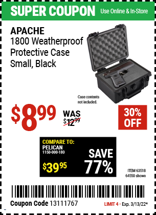 WATERPROOF UTILITY CASE