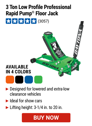 DAYTONA: 3 Ton Low Profile Professional Rapid Pump Floor Jack