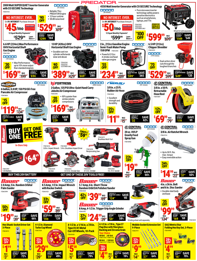 Only 2 Days Left – HUGE PARKING LOT SALE Ends Sunday - Harbor Freight