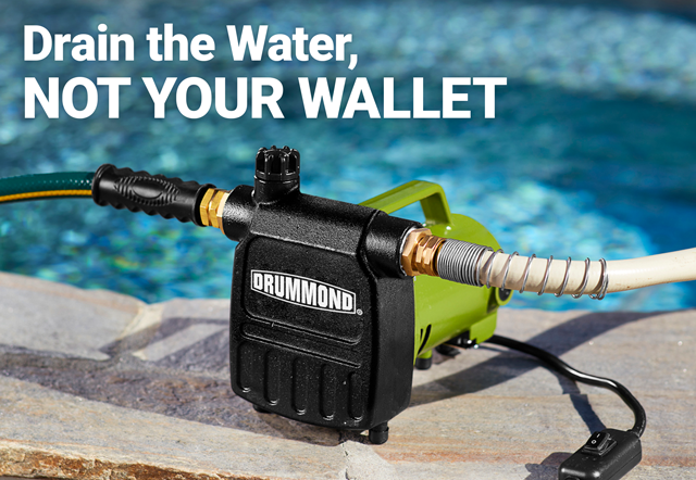 Drain the Water, NOT YOUR WALLET