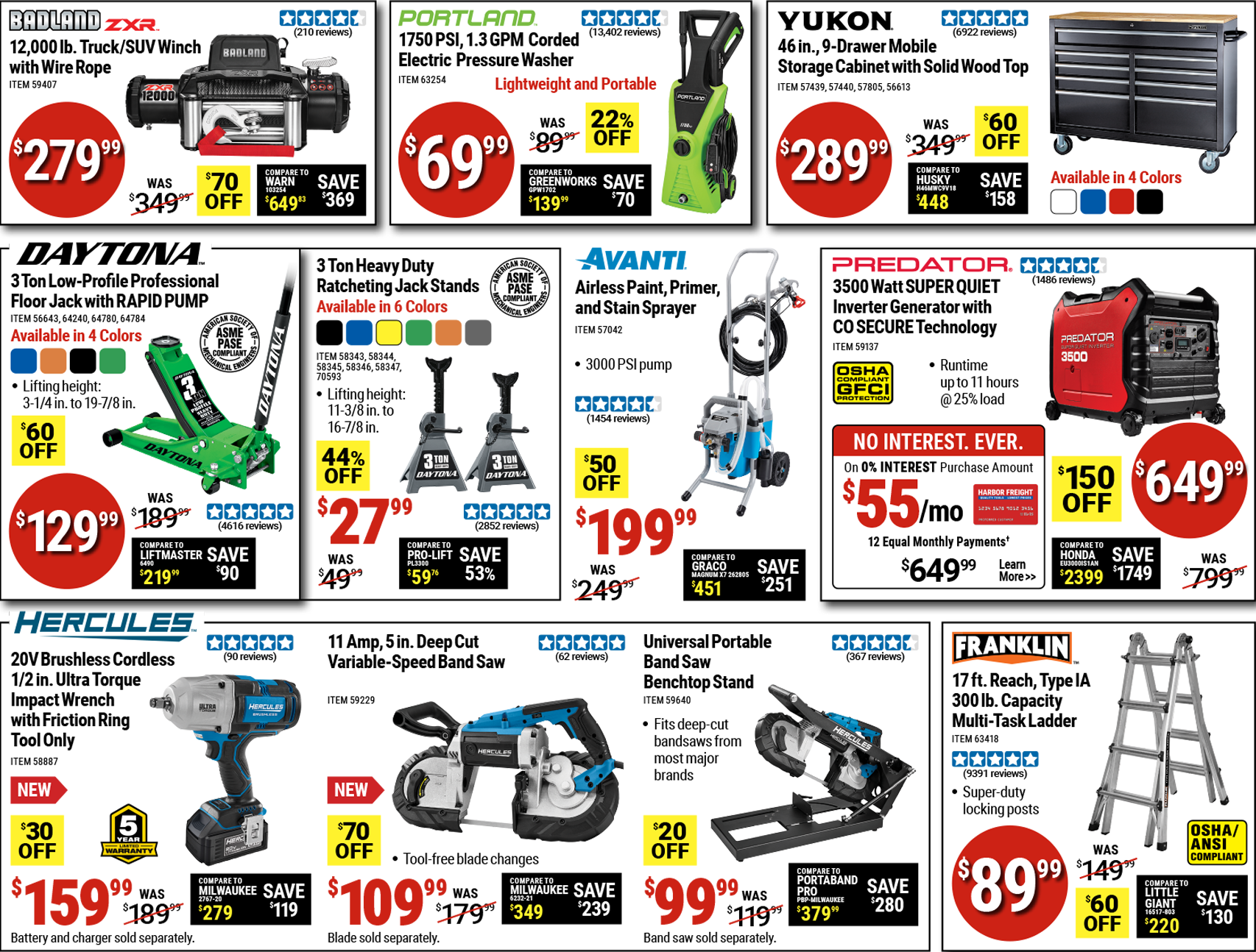 PARKING LOT SALE FLYER