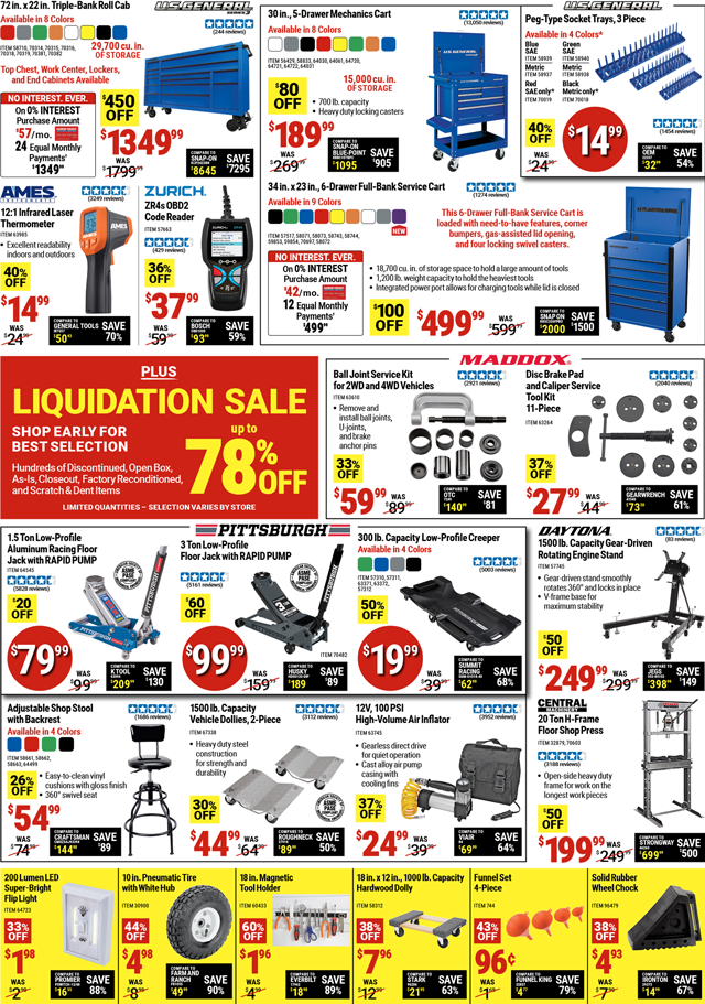 PARKING LOT SALE FLYER