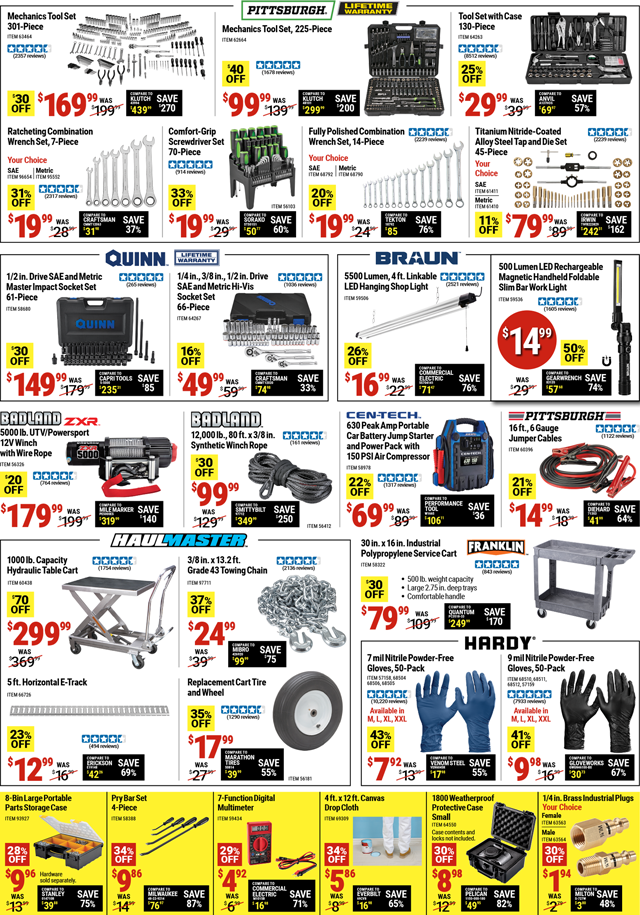 PARKING LOT SALE FLYER