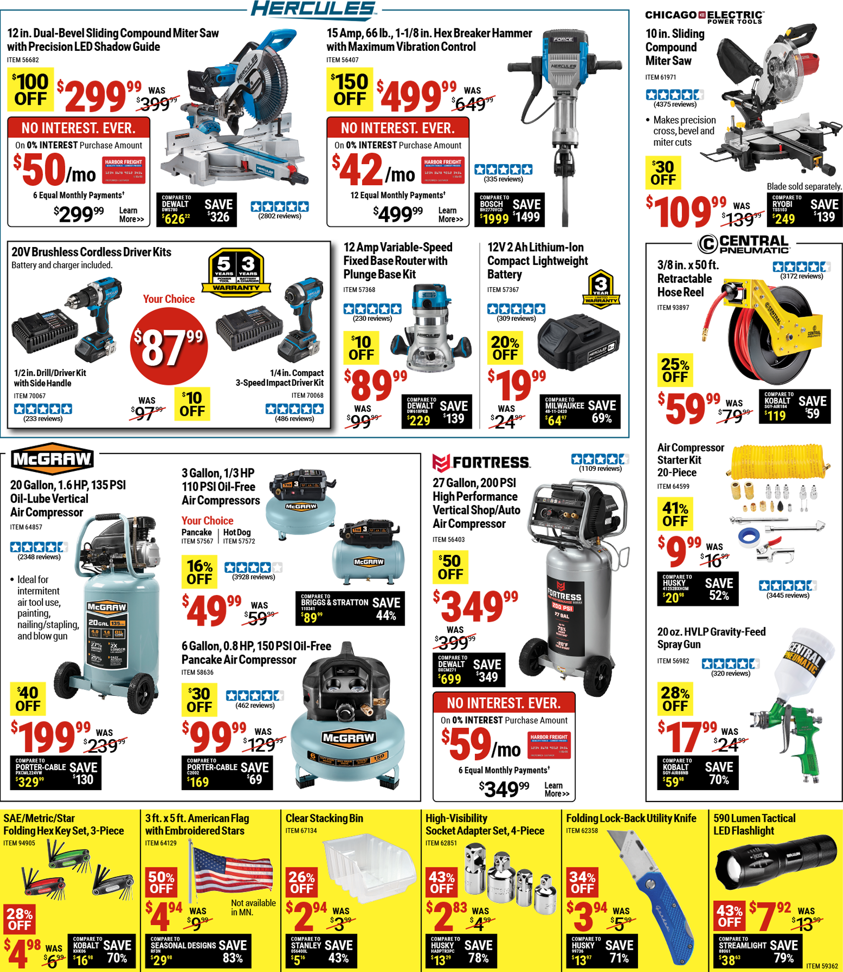 PARKING LOT SALE FLYER