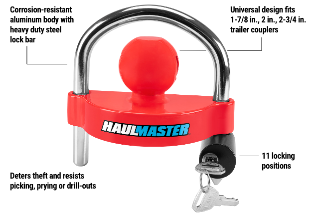 Universal Trailer Coupler Lock