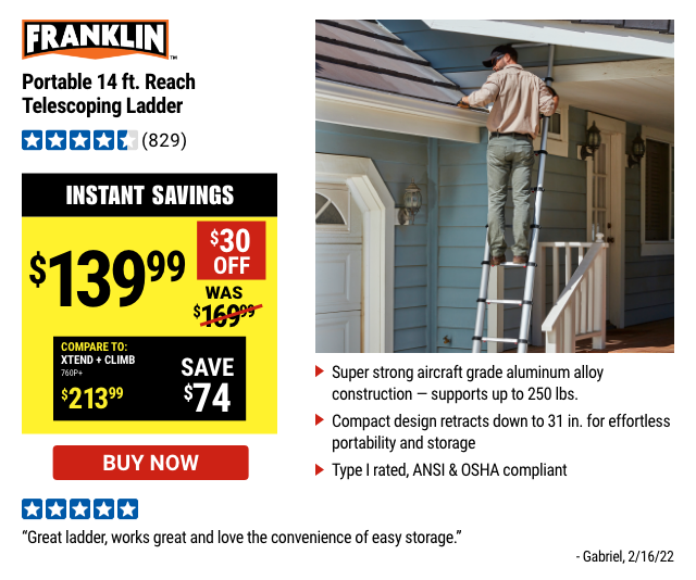 Franklin: 14ft Ladder