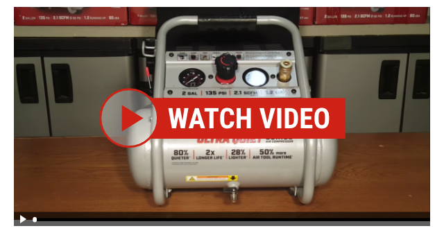 Fortress 2 gallon hand carry compressor - Video