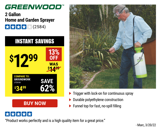 Greenwood: 2 Gallon Home and Garden Sprayer