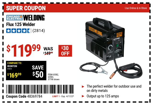 FLUX 125 WELDER