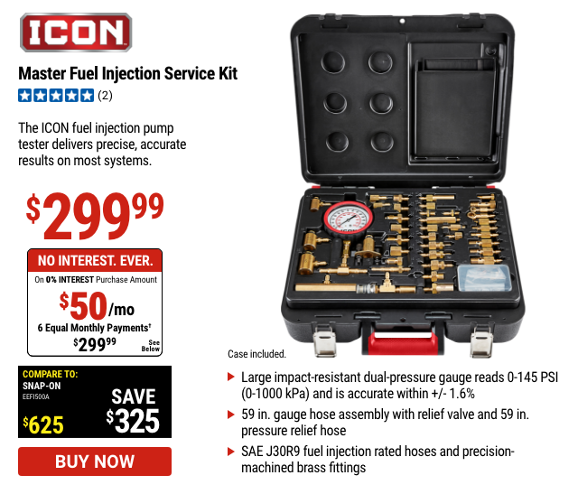 Icon Master Fuel Injection Service Kit