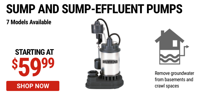 SUMP AND SUMP-EFFLUENT PUMPS