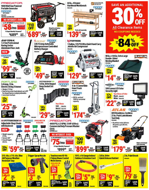 Harbor Freight Tools: Our GIANT Liquidation Sale Ends Today!