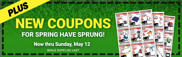 PLUS: NEW COUPONS FOR SPRING HAVE SPRUNG! - While Supplies Last