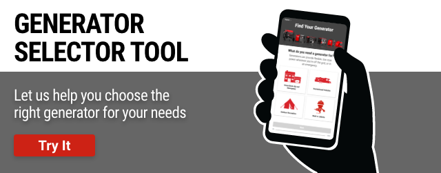 GENERATOR SELECTOR TOOL. Try It.