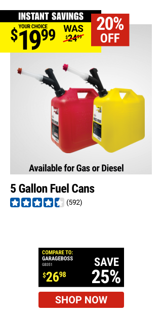 MDIWEST CAN: 5 Gallon Diesel Can