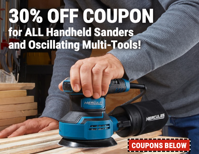 Hercules random 2024 orbital sander