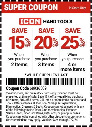 Save Up to 25% Off ICON HAND TOOLS