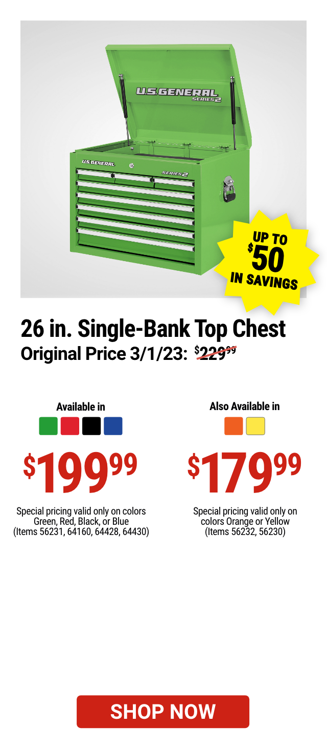 Harbor freight 26 online tool box coupon