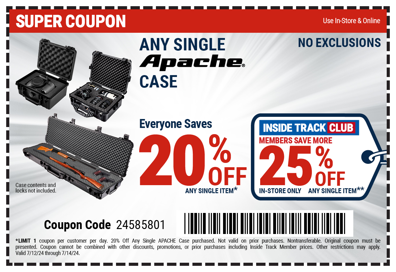 Save 20% off any single APACHE case