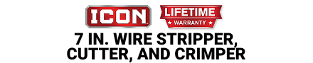 ICON 7 in. Wire Stripper, Cutter, and Crimper - mobile