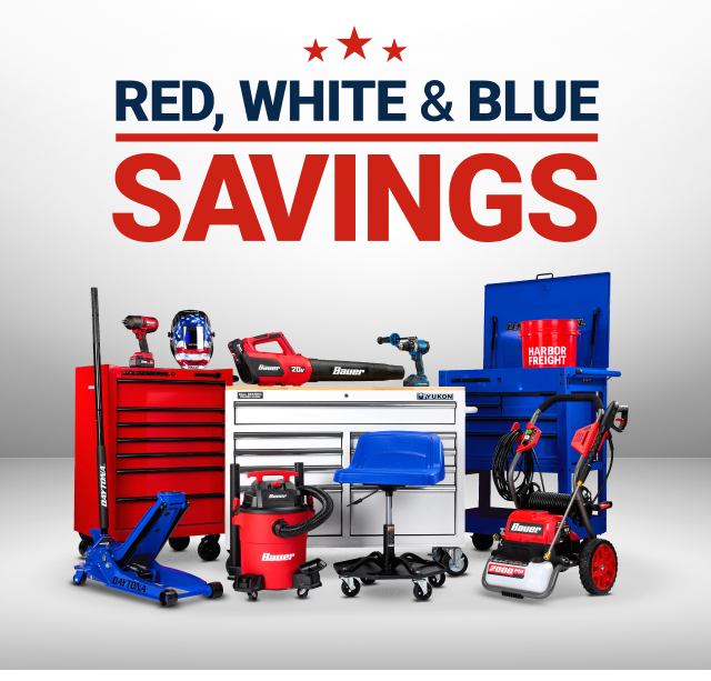 RED, WHITE & BLUE SAVINGS!