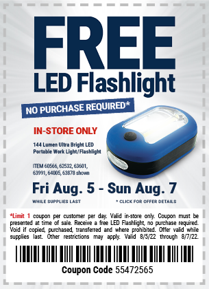Harbor Freight: FREE GIFT In-Store, No Purchase Required This Weekend ...