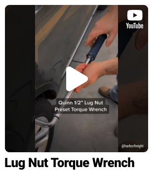 Lug Nut Torque Wrench - Watch Video